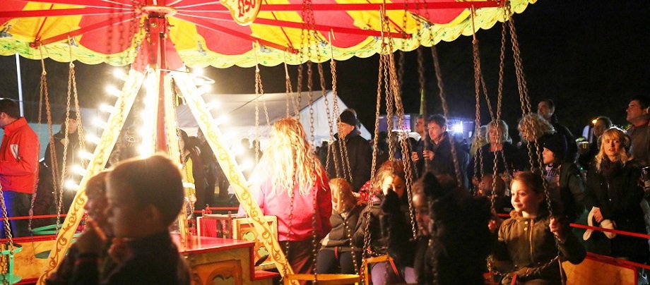 Children's rides at the Festival of Fire